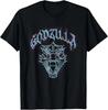 Godzilla X Kong The New Empire Metal Chrome Godzilla Head T-Shirt