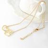 Women Fashion Dog Claw Paw Pendant Girl Heart Hollow Charm Necklace Jewelry Gift