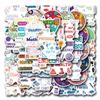 55 New School Subject Graffiti Stickers Decorate Suitcase Laptop Mobile Phone Stickers
