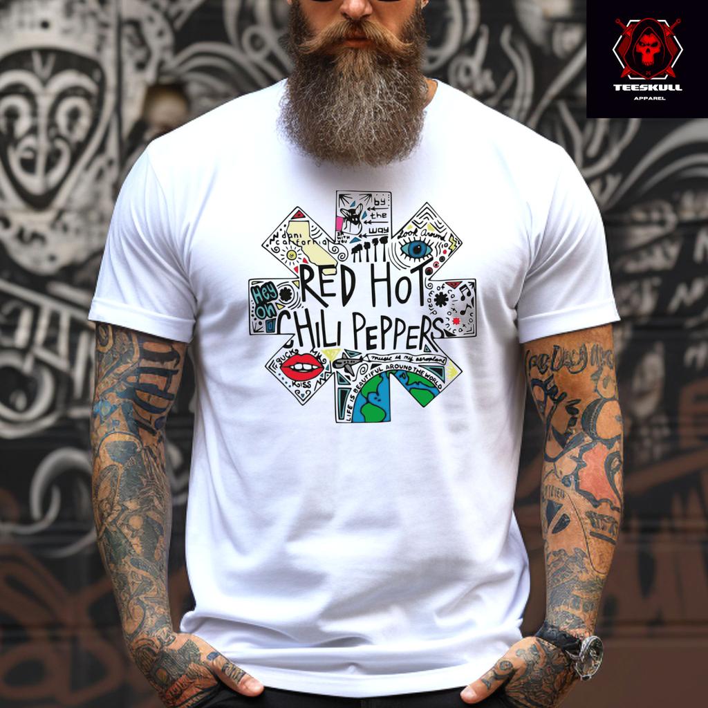 26 Red Hot Chilli Peppers Хэви-метал Рок Хлопок Унисекс Футболка S-3XL Унисекс Футболка
