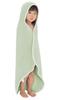 Rinaty Bathrobe for and Children Perfect for Solo Hooded Bath Bath Swaddle Babies, Kids, [Formaldehyde Tested, Baths] Towel, Poncho, (Mist Green)