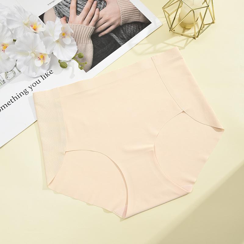 FINETOO Сексуальные бесшовные трусики Удобные мягкие интимные женские трусики Женское интимное белье Женское нижнее белье Ледяной шелк Трусы-слипы