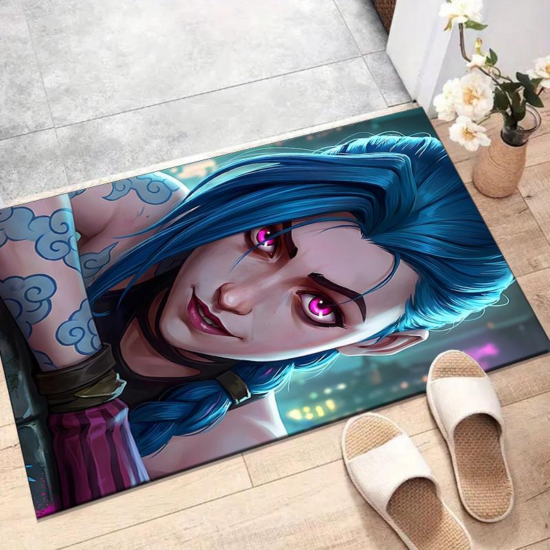 Game Lol Printed Area Rug Carpet for Bedroom Living Room Home Decor Rugs Mat Non Slip Mat Rug for Bedside