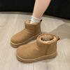 Winter New Snow Boots Thick-soled Velvet Thickened Bread Cotton Shoes European and American Foreign Trade Snow Boots