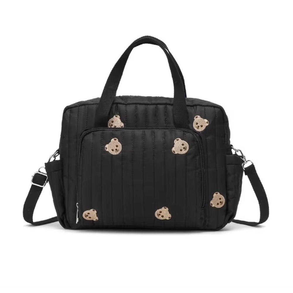 Fashion Multi-Pocket Newborn Baby Care Diaper Bag Waterproof Large Capacity Mummy Shoulder Bag Stroller Diaper Storage