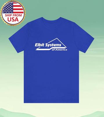 Elbit System of America ESA Военные самолеты Мужчины#039;s Синий Размер S5XL Унисекс Футболка