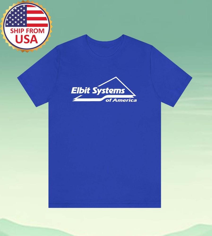 Elbit System of America ESA Военные самолеты Мужчины#039;s Синий Размер S5XL Унисекс Футболка