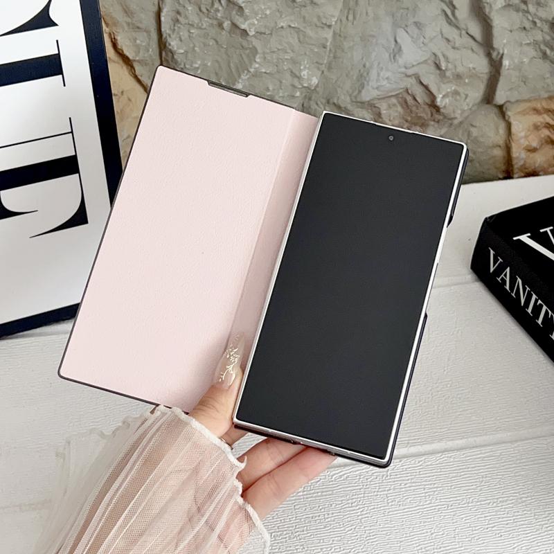 Чехол-книжка из ПУ-кожи с защитой камеры для Samsung Galaxy Z Fold 7 6 5, складной чехол для Galaxy Z Fold7