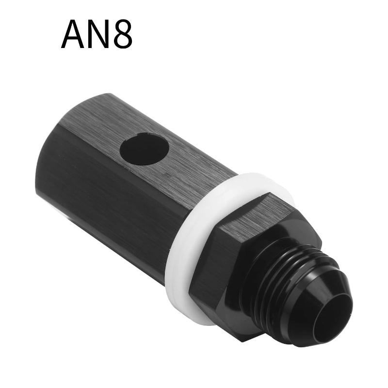 6An 8An 10An Male Fuel Cell Tank Rollover Vent Valve Aluminum Anodized Fuel Cell Vent Roll Over Valve Mounted Fitting Adapter