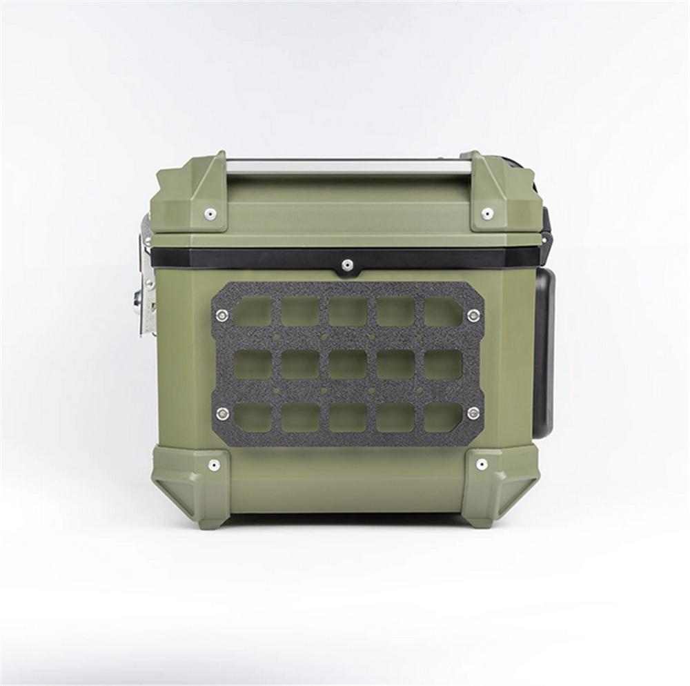 2 шт. Мотоциклетная панель Molle для хранения в кофре, алюминиевый сплав, тактическая, универсальная