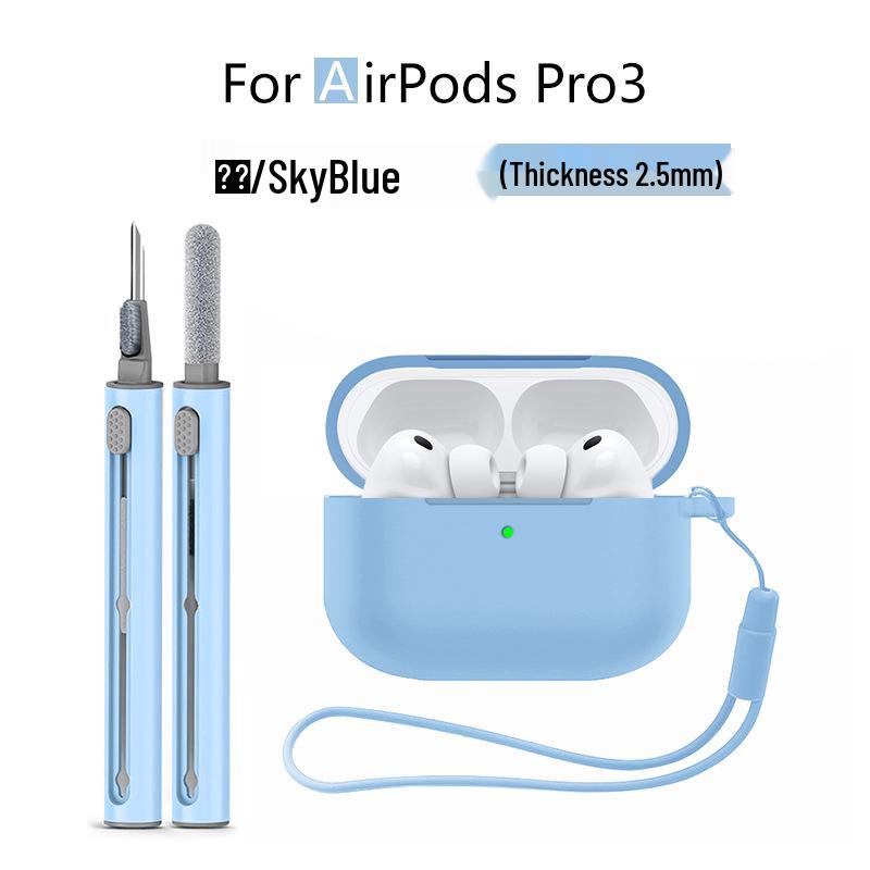Совместимый с Apple AirPods Pro 3 Силиконовый Защитный Чехол, Чехол для Bluetooth Наушников