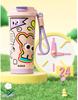 JIAXIN 500ml Stainless Steel Water Easy to for Sports Stylish and Unique with Thermos Water Cup Bottle, Clean, Seamless, Lightweight, Kids, Drinks,