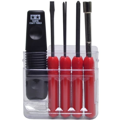Tamiya Craft Tool Series No. 23 Screwdriver Set of 8 for Builders Eight Plastic Model Kits (Product Code: 74023)