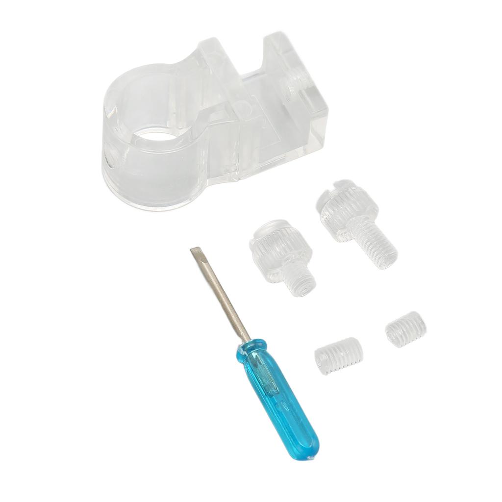 Aquarium Hose Clamp Transparent Split Type Plastic Water Pipe Fixing Clip for Fish