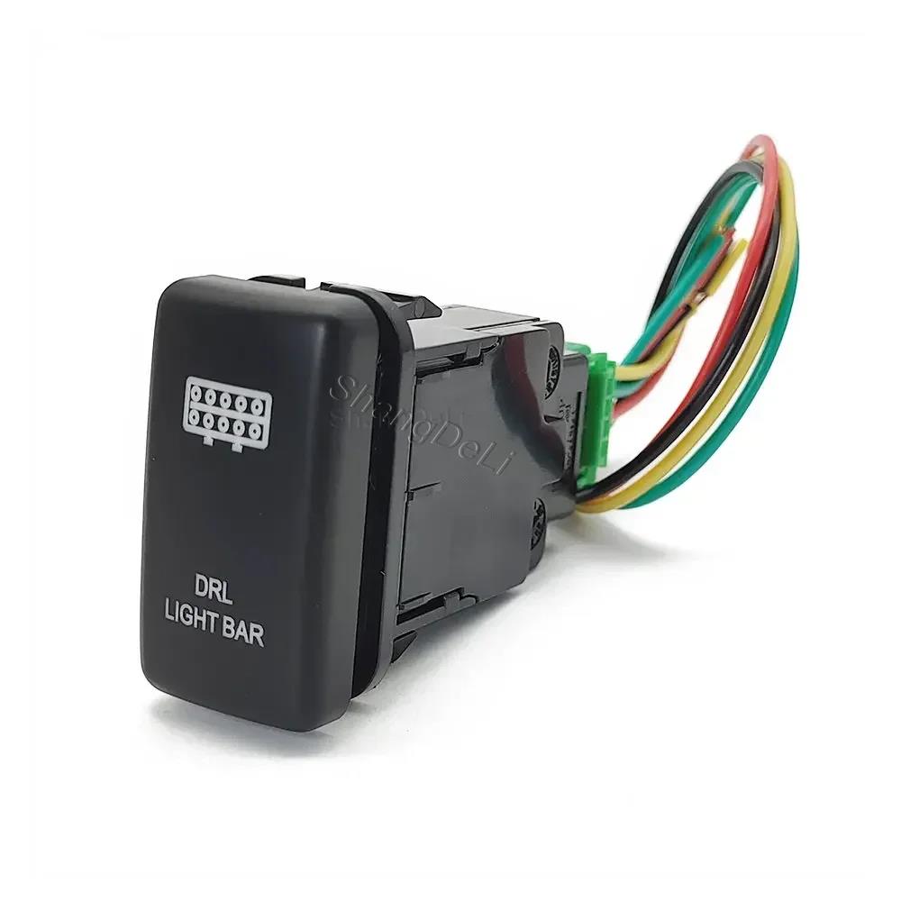 1Pc Orange Light Car Speaker Horn Switch Button with Wire for Toyota Land Cruiser Hilux Prado 120 FJ CRUISE LC76 REIZ 2006-2009
