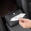 Car Tissue Storage Bag Leather Organizer Accessories For Peugeot 308 3008 5008 508 408 4008 208 2008 Landtrek Rifter 301 108 608