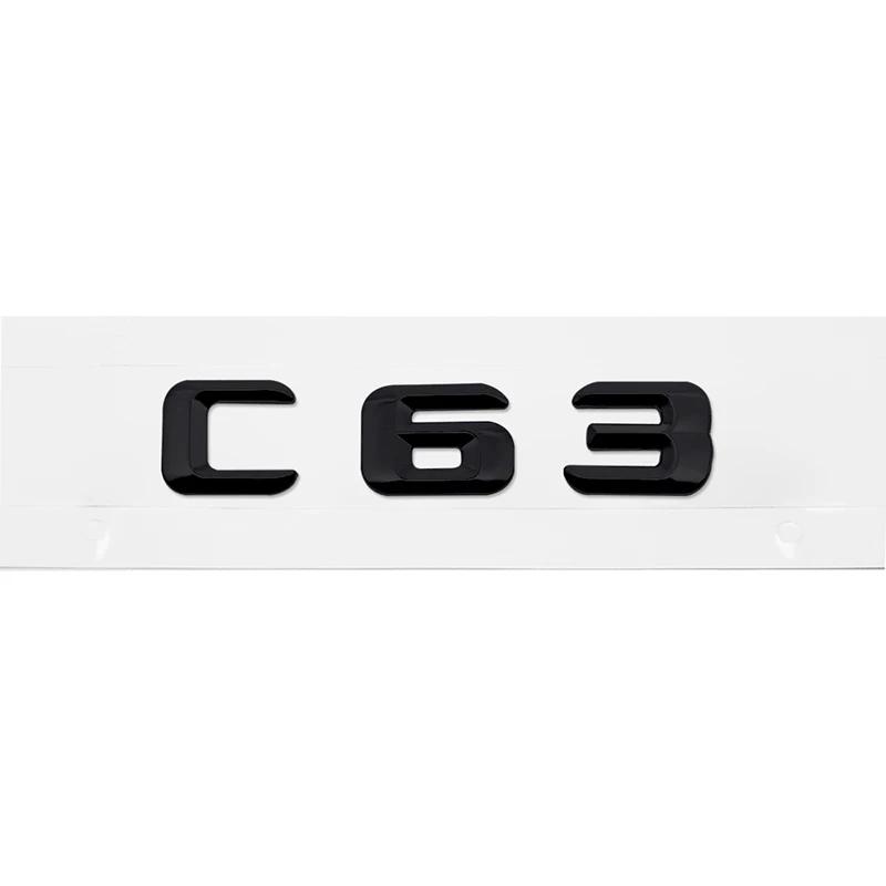 3D Car Tail Letter Stickers Badge for Mercedes Benz C Class C32 C36 C43 C55 C63 C180 C200 C220 C230 Auto Rear Trunk Emblem BA1