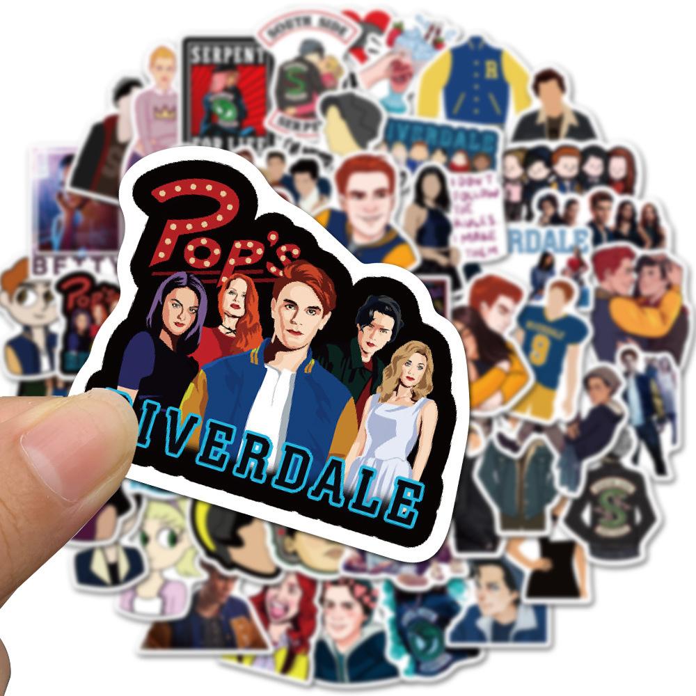 10/30/50/100 шт. Классический сериал Ривердейл Мультяшные Наклейки DIY Блокнот Скрапбукинг Телефон Багаж Крутая Водонепроницаемая Граффити Наклейка
