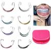 1 Set Dental Decorations Temporary Tooth Decoration Colorful Orthodontic Ligature Ties  Oral Care