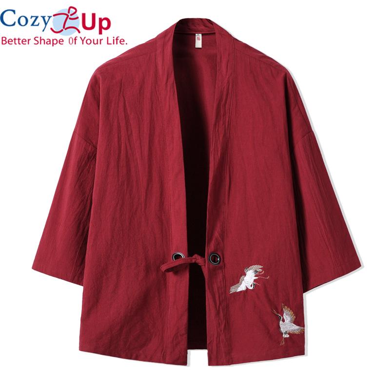 Cozy Up Кимоно костюм самурая, уличная одежда больших размеров, азиатская куртка «спасибо», юката, мужской и женский тканевый кардиган, традиционная японская одежда