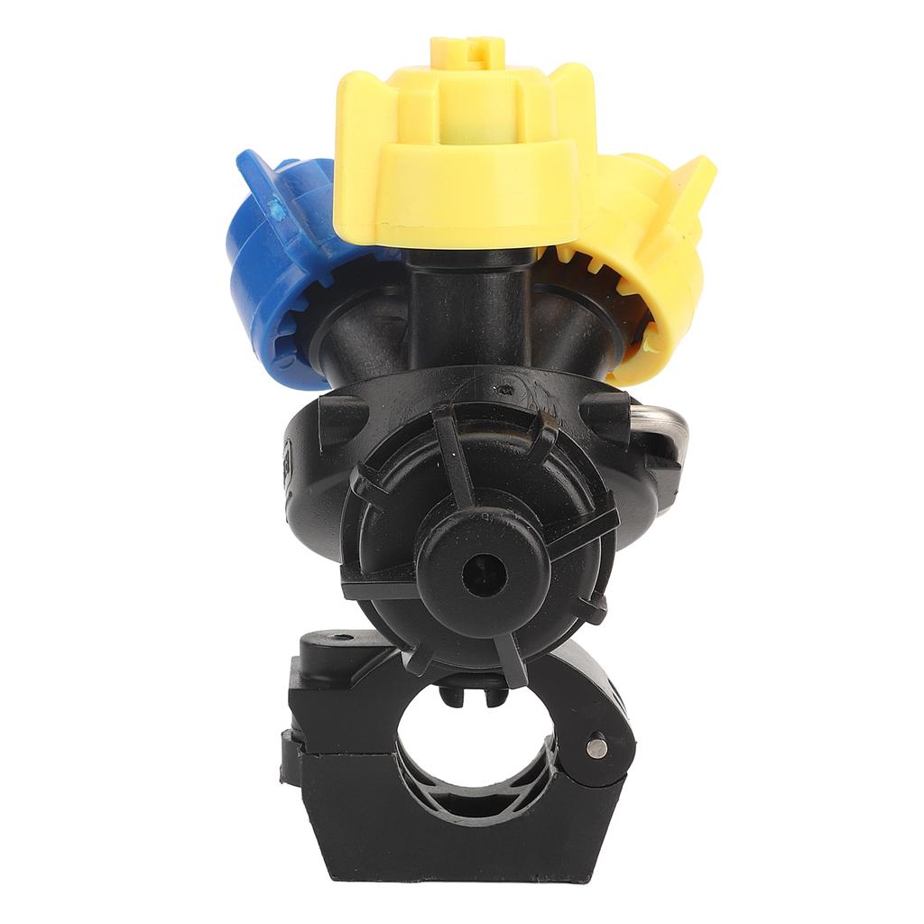 High Pressure Atomization Sprayer Nozzle 3 Heads Fan Shaped Agricultural Pesticide Mist Nozzle Drip Proof Tractor Nozzle