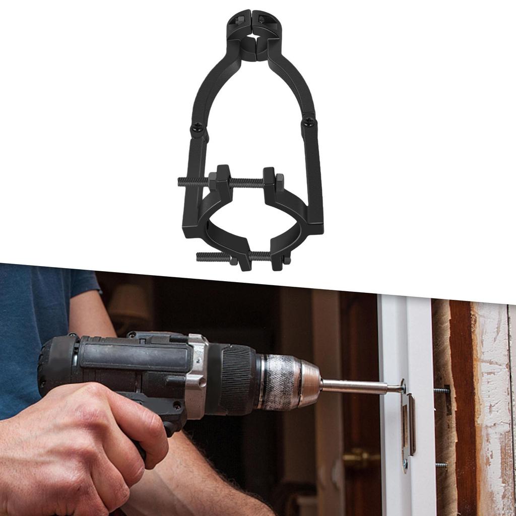 Electric Drill Square Hole Bracket Converter Black Professional Accessory Easily Install Stainless