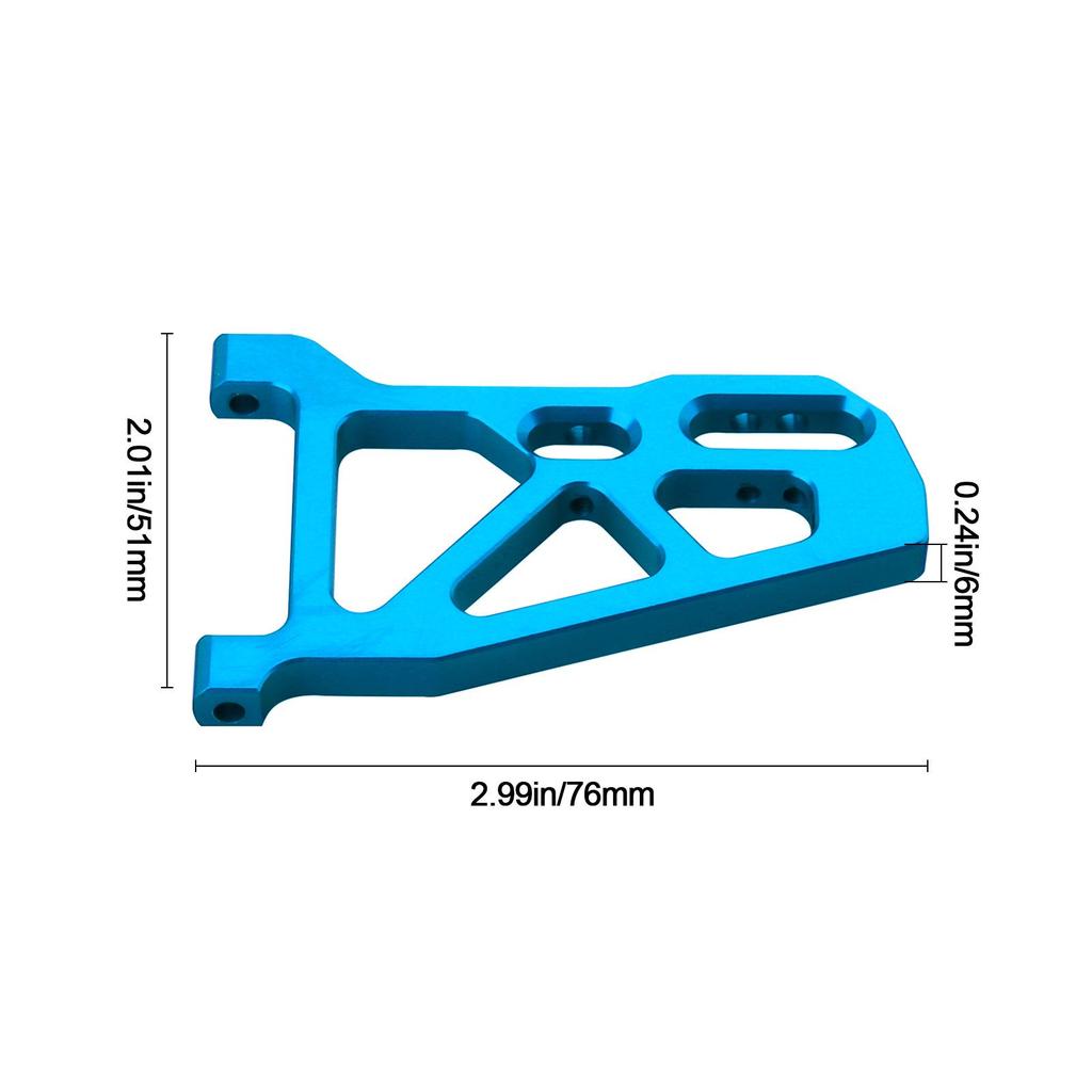 Aluminum Alloy Front Lower Control Arm for 1/10 Big Foot Truck Off-Road Model Car