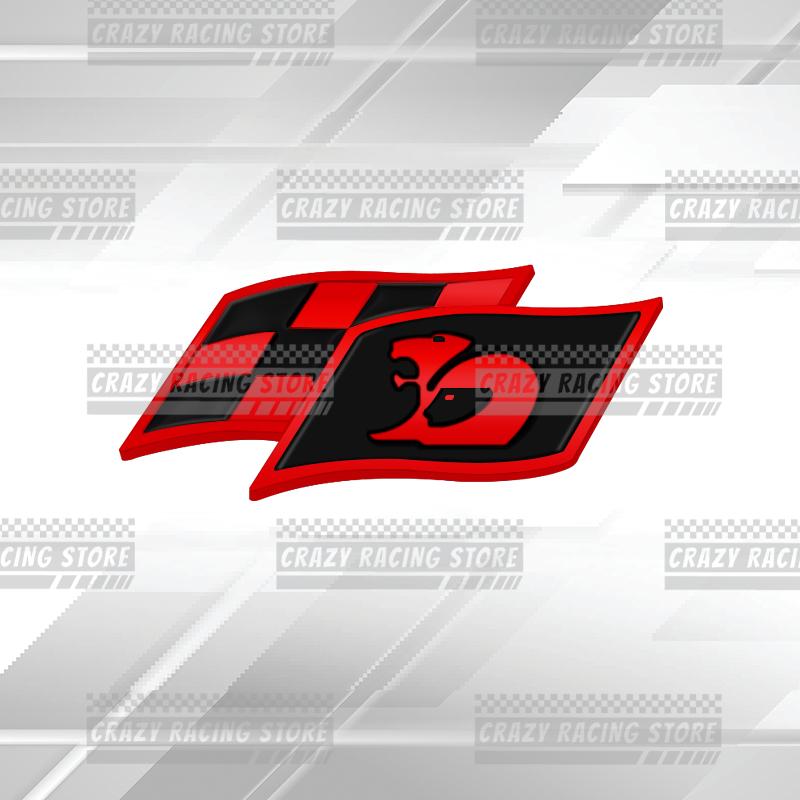 1Pc Car Badges HSV Racing Flag Trunk Emblem Metal Stickers Body Decals Letter Grille Decor For HSV Astra Commodore GTS R8