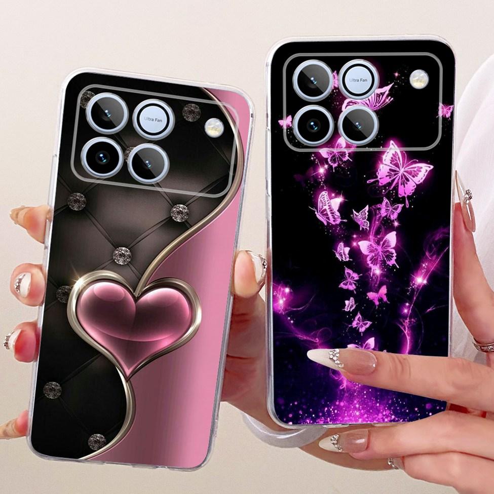 Clear Casing For Honor Win 5G AAP-AN00 Case For Honor Win 5G Cover Luxury Cute Cat Fashion Butterfly Cool Painted