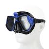 Очки для плавания с маской и трубкой HD Водонепроницаемые противотуманные очки для дайвинга с защитой носа для мужчин и женщин синего цвета