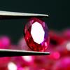 Natural Red Ruby Loose Gemstone 1 ct Oval Shape 7x5 mm for Jewelry Making and Gem Collections