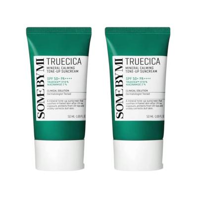 Набор Truecica Mineral Calming Tone-Up Suncream