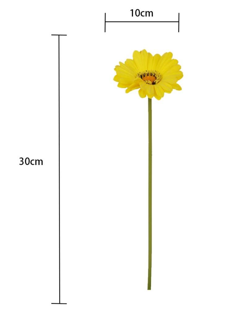 12 шт. 30 см Искусственные цветы Хризантема Гербера Маргаритка Цветы для дома Свадебная вечеринка Балкон Декор