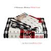 3pcs Christmas Theme Duvet Cover Set Vibrant Plaid Print Ultra-Soft Comfortable Material 1duvet Cover 2 Pillowcase Festival Gift