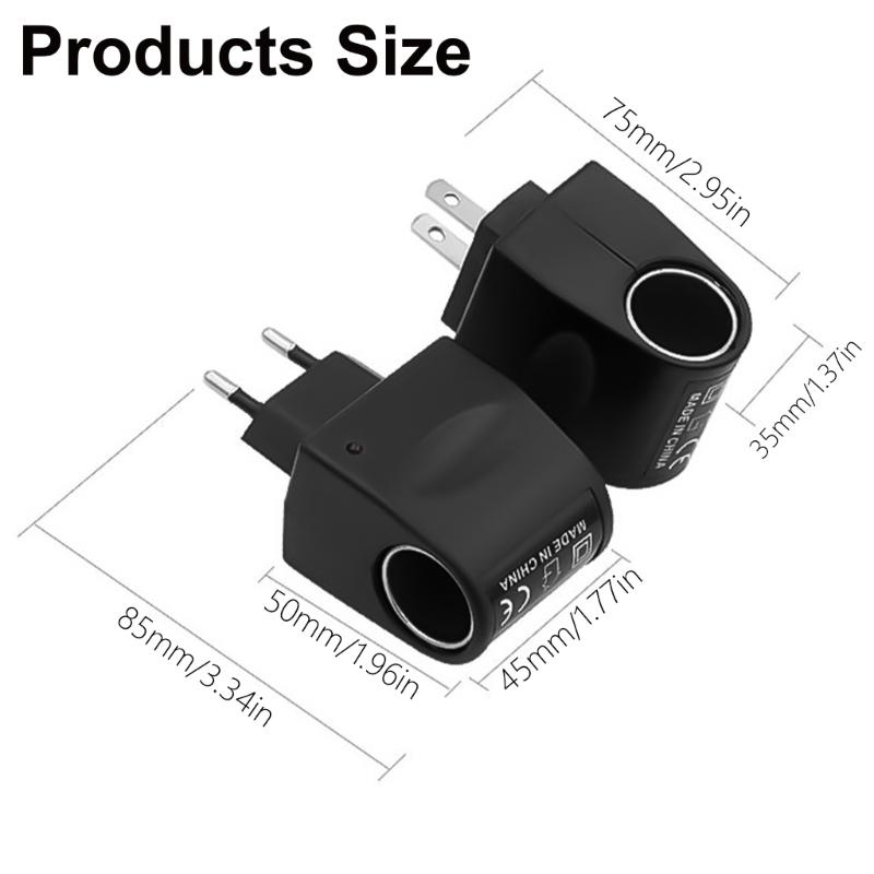 Car Cigarettes Lighter AC220V To DC12V 500mAh Power Converter Charging Transform Adapter Socket Car Electronic Devices