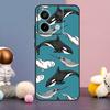 Чехол с рисунком китов в синем океане для Xiaomi Redmi Note 13 9 10 11 12 14 15 Pro Plus Redmi 15 15C 14C 10C 12C 13C