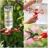 Detachable Hanging Bird Feeders Hummingbird Feeder Adapter with Flower Ports for Plastic Bottles, Backyard Attraction Kit DIY Outdoor Garden Patio and