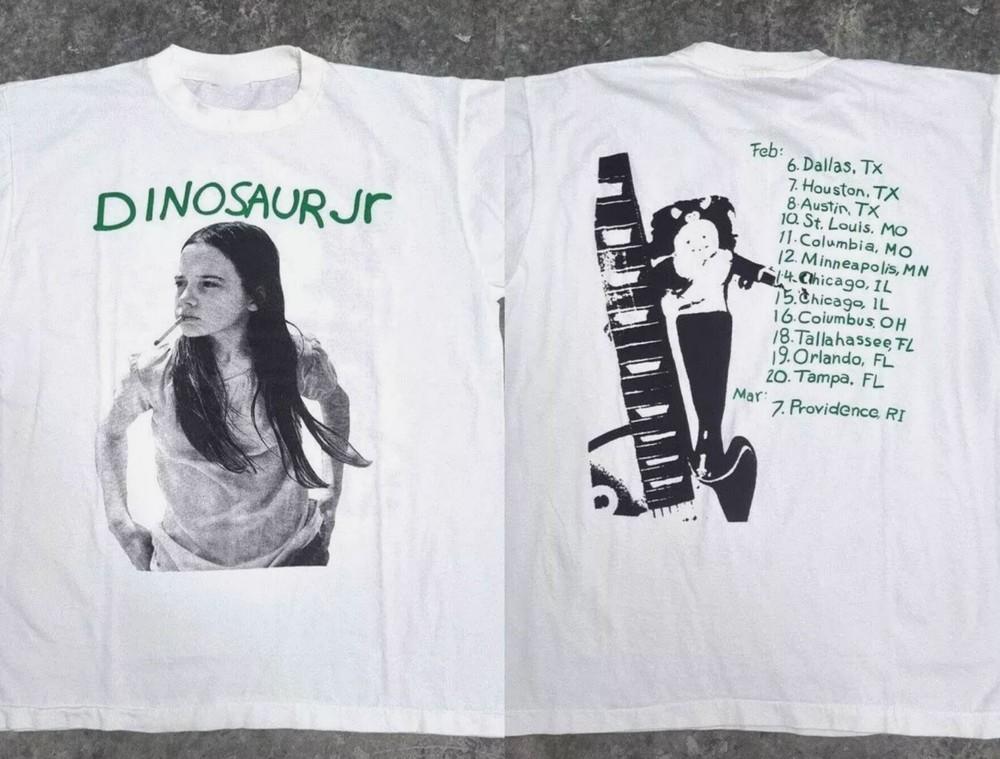 Футболка Dinosaur Jr Green Mind Tour 1991, Подарок для фанатов, Все размеры S-5XL, Унисекс