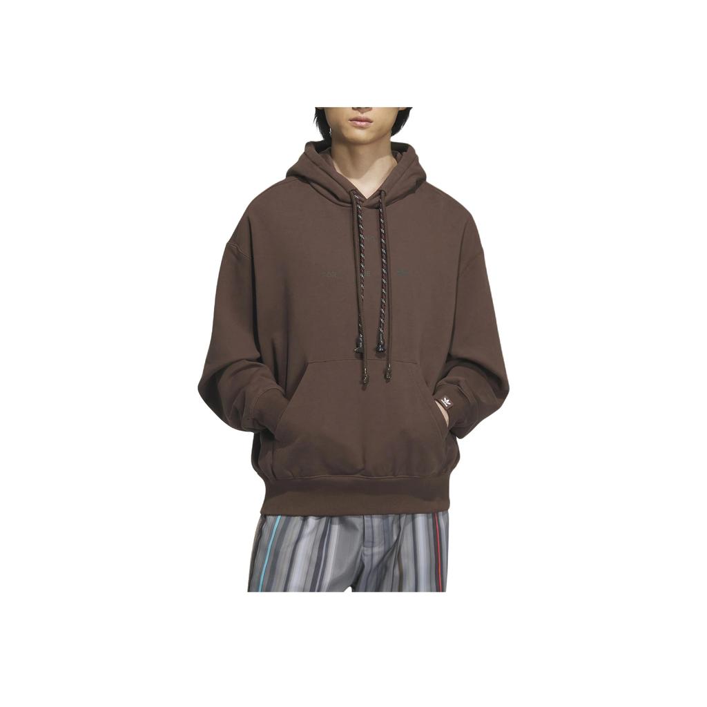 adidas Коричневые топы унисекс с капюшоном X Song for the Mute IY9519