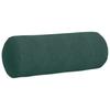 Bolster Cushions 2 pcs Dark Green Ø 25 x 70 cm Cord Fabric