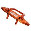 Aluminum Alloy Front Bumper RC Car Upgrade Accessory with LED Light Hole for  al 1Celsius6 for SCX6 Car