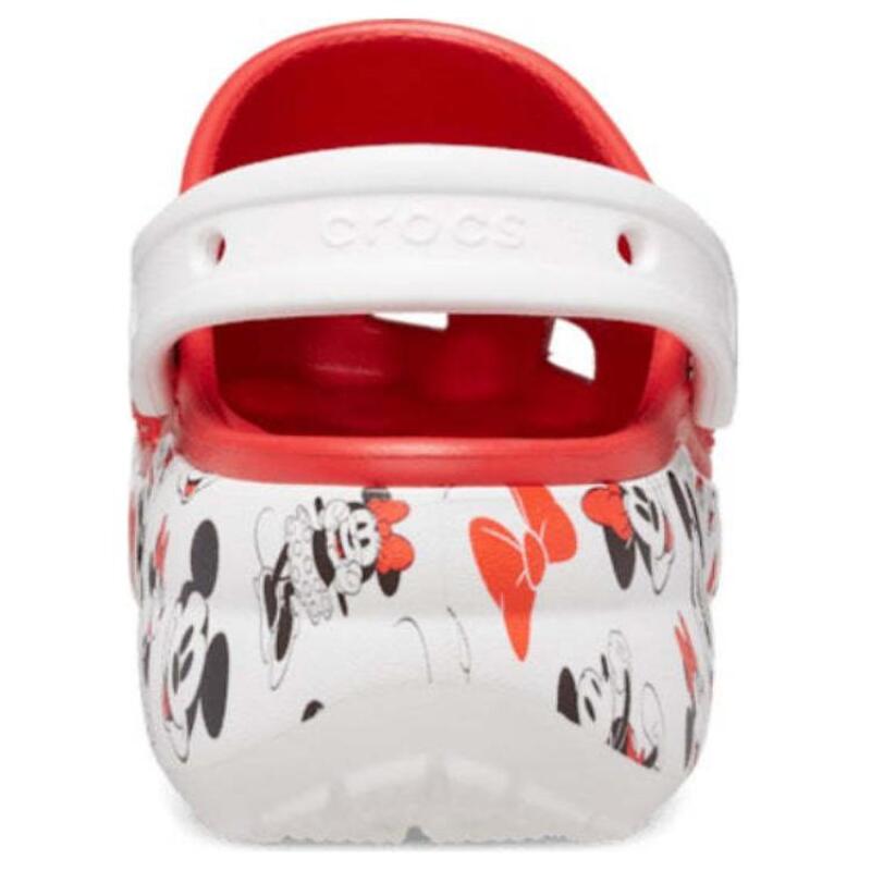 Crocs Микки Удобные и Универсальные Туфли с Отверстиями Женские Красные