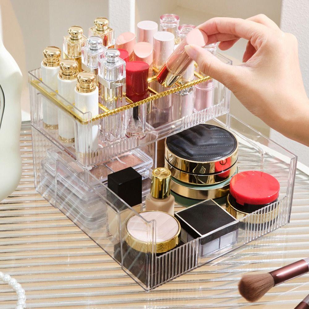 18-Slot Lipstick Storage Stand Detachable Cosmetics Container Durable Make Up Organizer Dresser