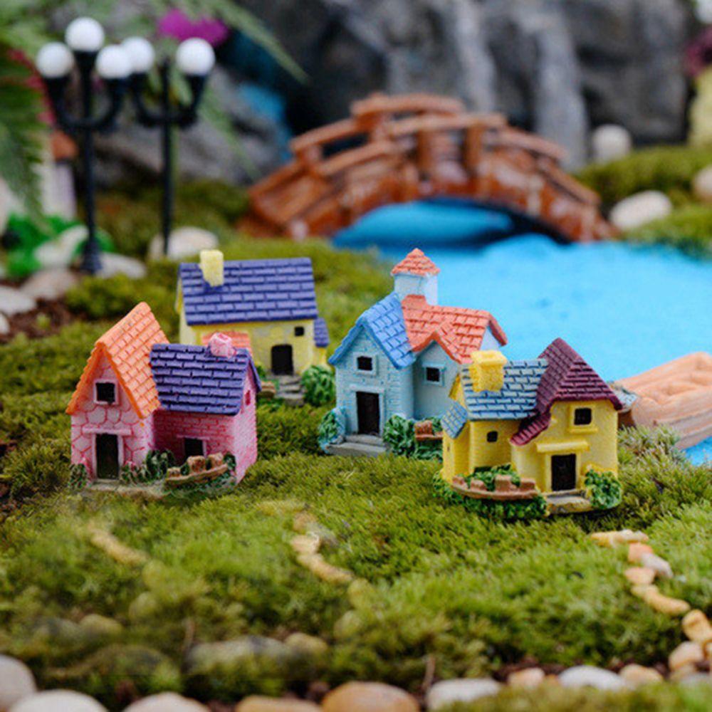 Лесной дом Вилла Микроландшафт Замок Сказочный сад Декор Фигурки Миниатюрные украшения
