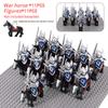 Солдат-гном с кабаном Армейские фигурки lotr Броня Страж Воин Лучник Средневековые рыцари Строительные блоки Кирпичи игрушки подарки