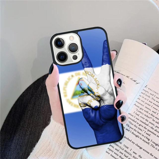 Nicaragua Flag Phone Case Cover For iPhone 17 Air 15 16 14 13 12 Pro Max 11 Pro Max Plus Coque Shell