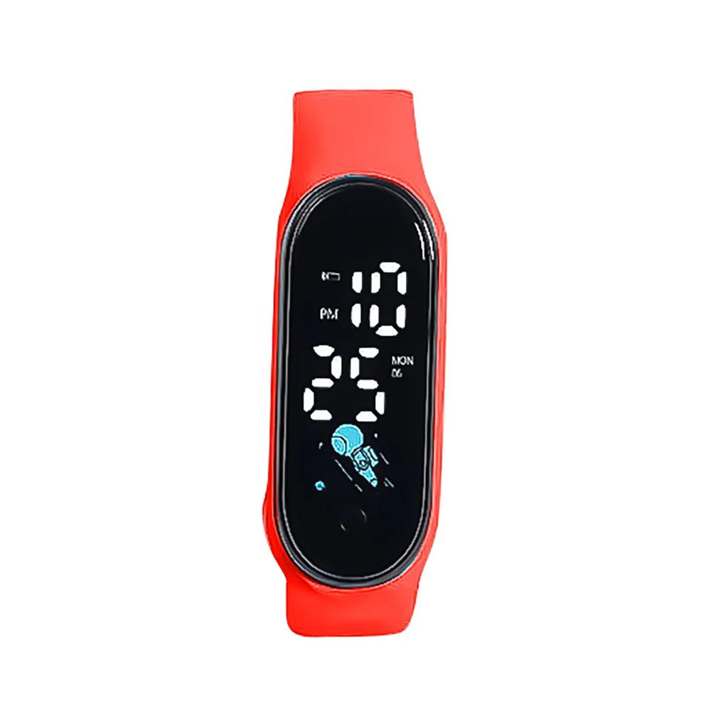 Children watch Solid Color Adjustable Strap Led Digital Electronic Sports Wrist Watch For Boys Girls Watches Sports Wristwatches