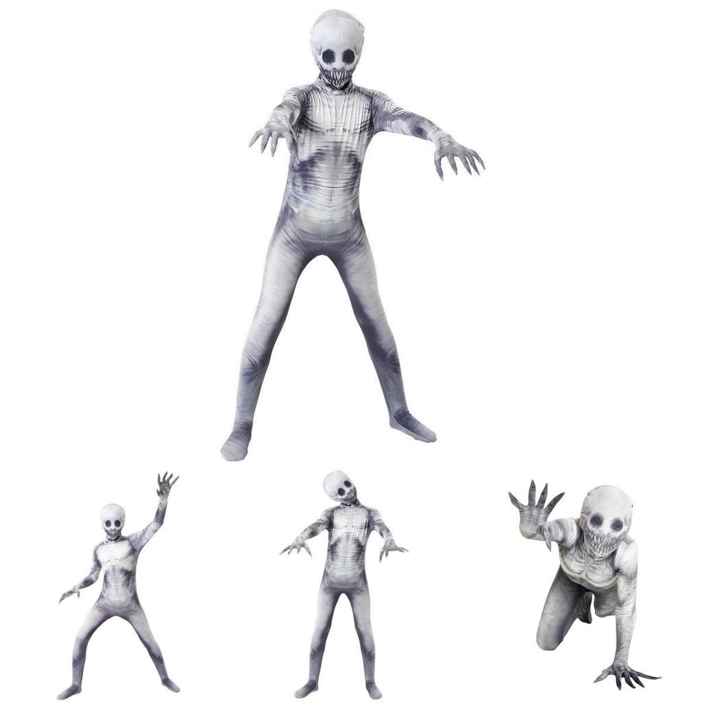 Костюм на Хэллоуин 'Грабли' Morphsuit Косплей Костюм Дети Взрослые Крипипаста Реквизит Ужас