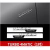 ABS Для Mercedes Benz A35 45 43 AMG W177 W176 A35 A45 A45S TURBO 4MATIC Наклейки-эмблемы с буквами на багажник автомобиля Аксессуары