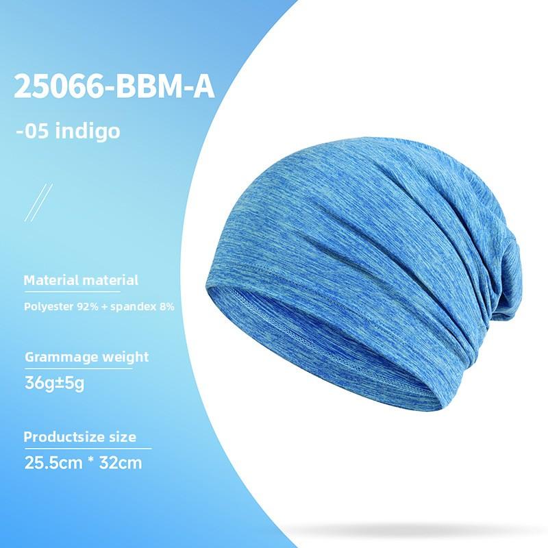 Thin Baotou Versatile Stacking Hat Solid Color Windproof Quick-drying Running Sports Headscarf Maternity Confinement Hat